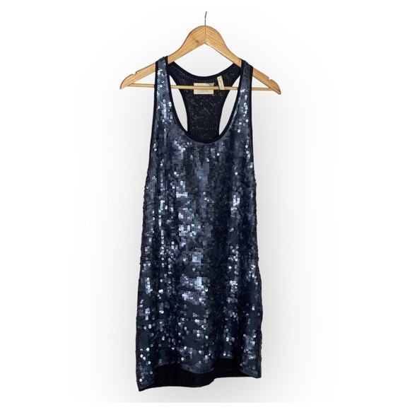 Elizabeth and James Sequin racerback Singlet Mini Dress - Picture 3 of 7